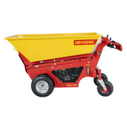 Makinex Mini Dumper in Red and Yellow for Efficient Material Transport on Job Sites