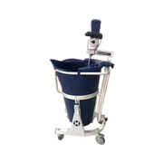 Makinex Mixing Station with a sturdy design and wheels for easy mobility and mixing tasks