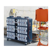 Makinex Mobile Charge Pod with multiple battery compartments, designed for on-site power solutions