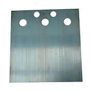 Makinex TSH-B metal plate with multiple round holes for industrial applications