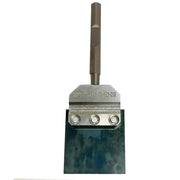 Makinex TSHC-SS-US-V2 heavy-duty scraper blade tool with sturdy metal handle and bolts