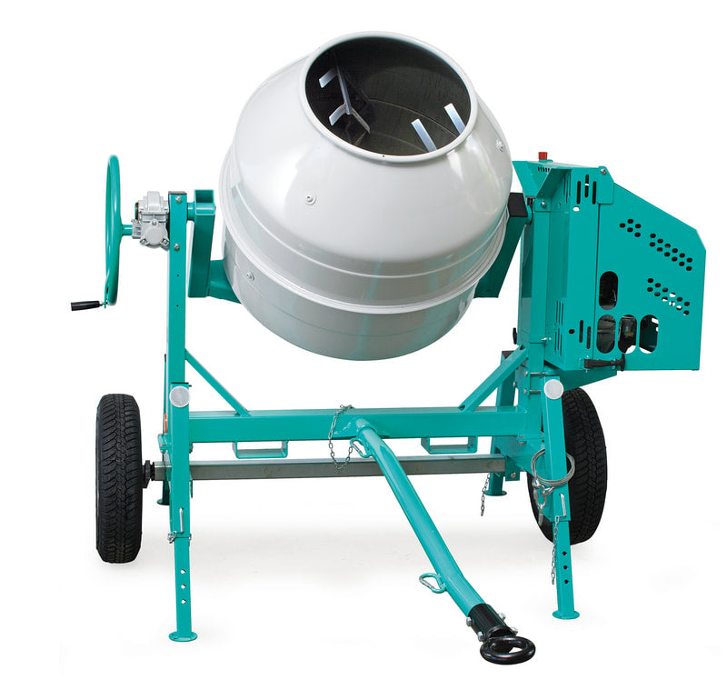 IMER Workman II 350 ED | 12CF Towable End-Dump Mixer without Motor