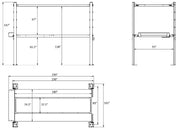 Triumph NSS-5x2 10,000 lb Double-Stacker Four-Post Storage Lift
