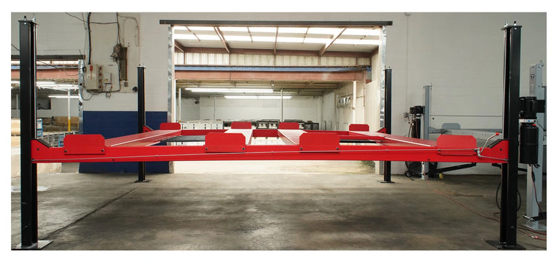 Triumph NSS-9000 9,000 lb Double-Wide Four Post Storage and Service Lift