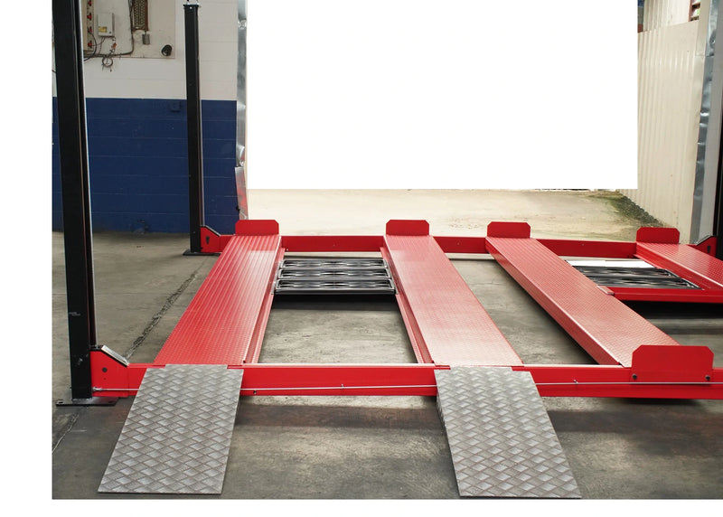 Triumph NSS-9000 9,000 lb Double-Wide Four Post Storage and Service Lift