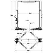 Triumph NTO-13A 13,000 lb Two-Post Auto Lift