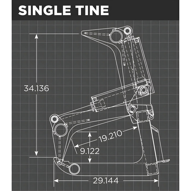Loflin Fabrication Mini Skid Steer Root Grapple Loflin Fabrication