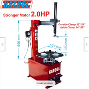 Katool KT-T800 & KT-B750 Tire Changer & Wheel Balancer Combo katool