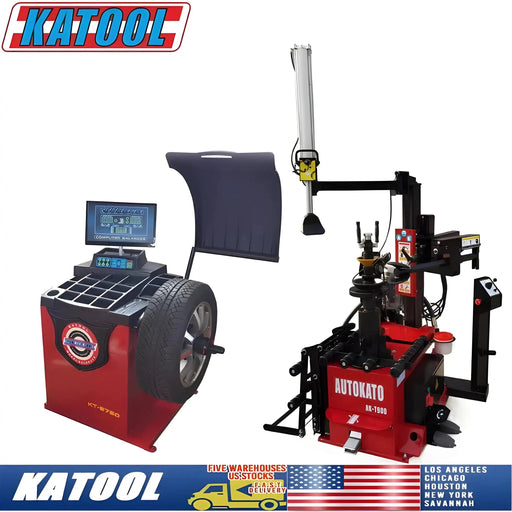 Katool KT-T900 Tire Changer with Wheel Balancer KT-B750 Combo katool