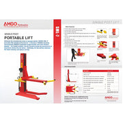 AMGO SML-7 7,000 lbs Single Post Lift AMGO