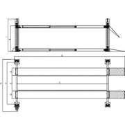 Triumph RJ-9000 9,000 lb Rolling Bridge Jack
