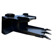 Star Industries 127 heavy-duty excavator bucket attachment with reinforced teeth for digging