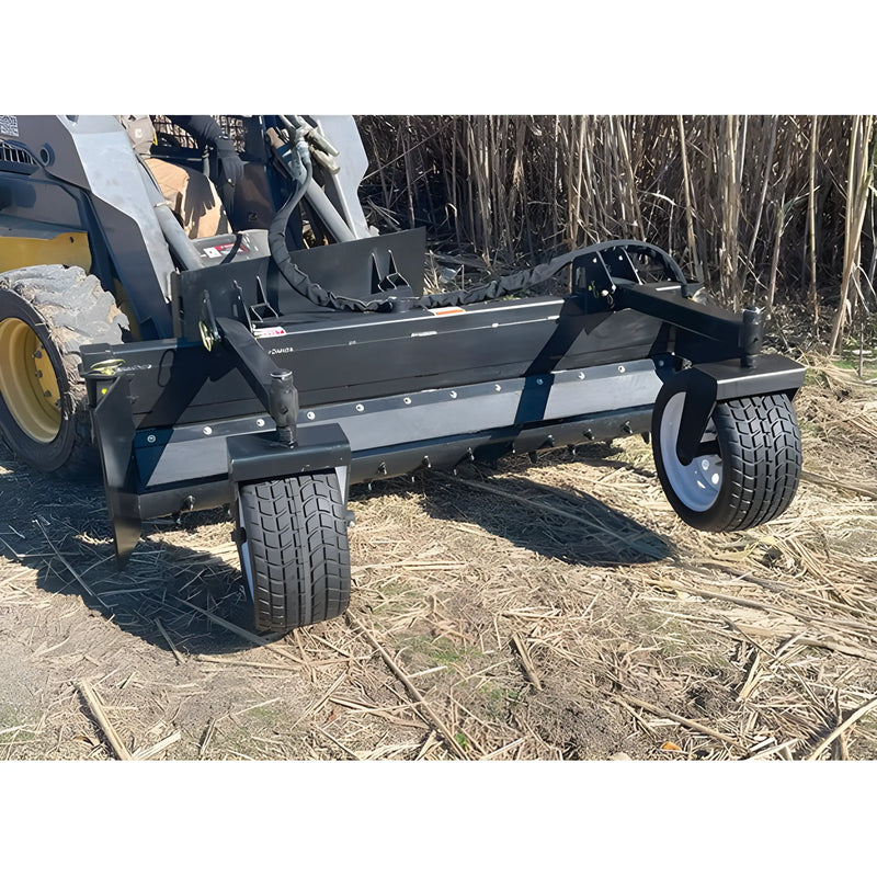 Star Industries 130-72 heavy-duty landscape mower attachment with durable tires and steel cutting deck