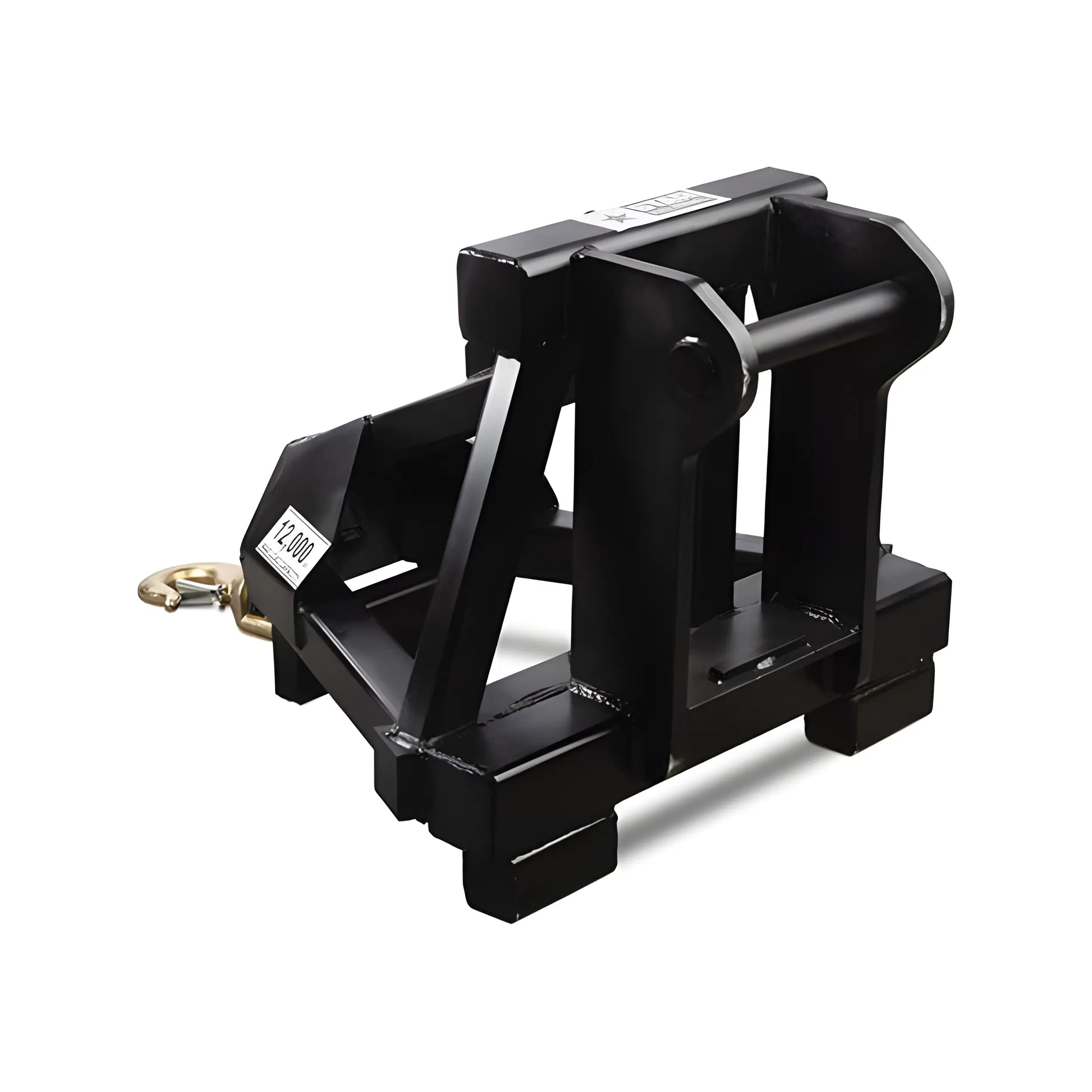 Heavy-duty black metal towing attachment Star Industries 1302-12K with strong hook and frame