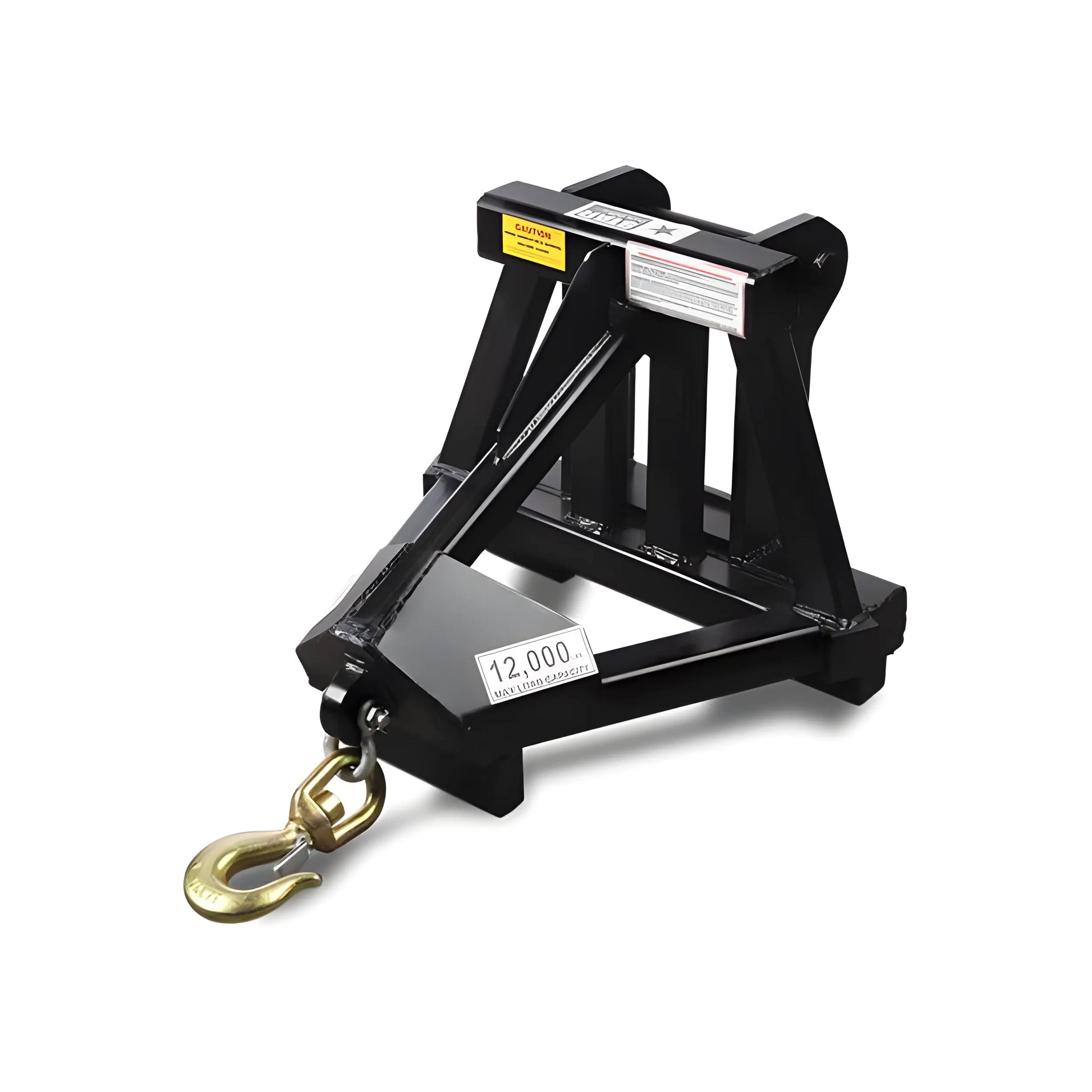 Heavy-duty black towing attachment with brass hook for high capacity hauling by Star Industries 1303