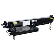 Star Industries 1360B-5FXL heavy-duty black metal lifting beam with hook and mounting brackets