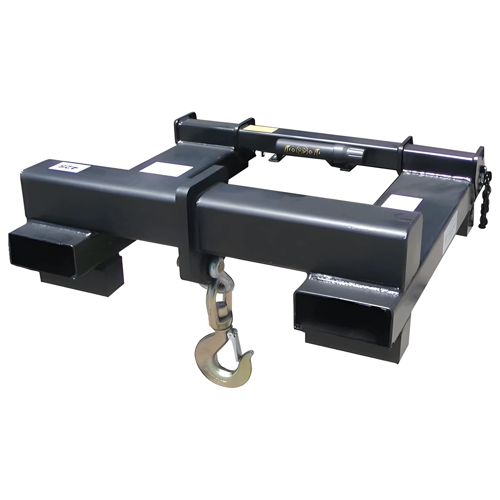 Heavy duty black towing hitch with hook attachment by Star Industries 1371B for vehicle recovery
