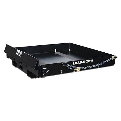 Star Industries 1398 black steel Load-N-Tow tow truck bed attachment with heavy-duty chain