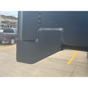 Close-up view of welded metal part painted black from Star Industries 1420 1425 1430 series