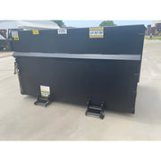 Heavy duty black metal container with Star Industries 1420 1425 1430 label for industrial use