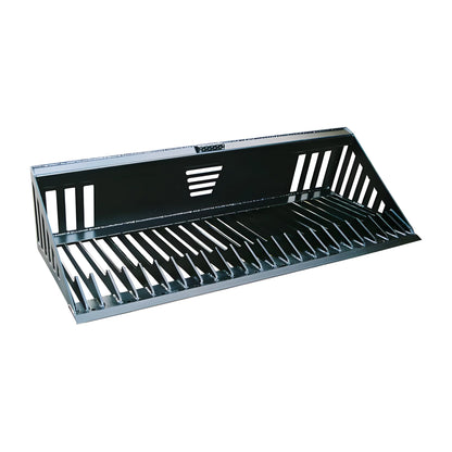 Star Industries 150-66 150-72 150-84 heavy-duty metal skid steer rock bucket attachment