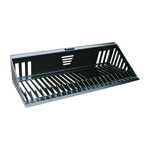 Star Industries 150-66 150-72 150-84 heavy-duty metal skid steer rock bucket attachment