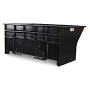 Star Industries 151 152 153 black steel heavy-duty truck tool storage box with multiple compartments