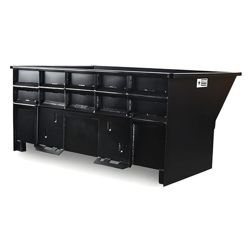 Star Industries 151 152 153 black steel heavy-duty truck tool storage box with multiple compartments