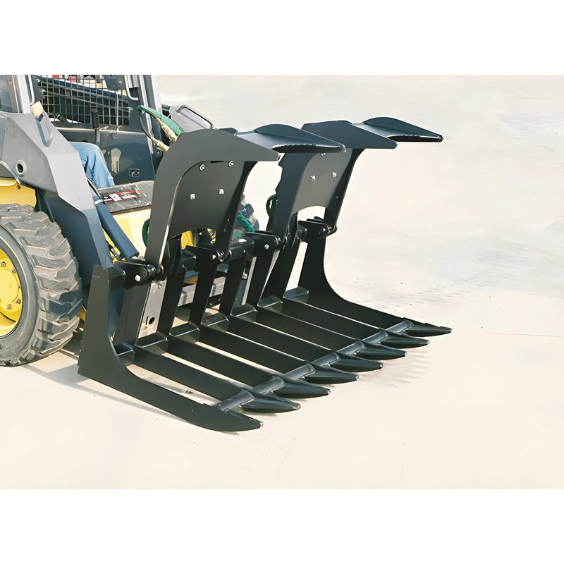 Star Industries 170-66 170-72 heavy-duty skid steer attachment with reinforced tines for digging and lifting