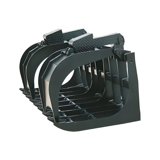 Star Industries 170DG-72 170DG-78 170DG-84 heavy-duty grapple bucket attachment for skid steer loaders