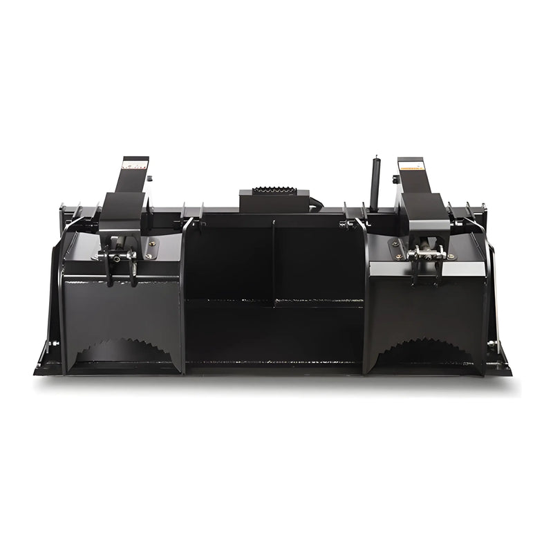 Star Industries 175-66 175-72 heavy-duty attachment bucket with dual clamps and reinforced steel for loaders