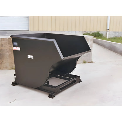 Star Industries 1810 black self-dump hopper for efficient material handling and dumping