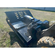 Star Industries 195-72 skid steer brush cutter attachment on a grassy field