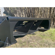 Close-up of black heavy-duty steel attachment from Star Industries 195-72 for construction machinery