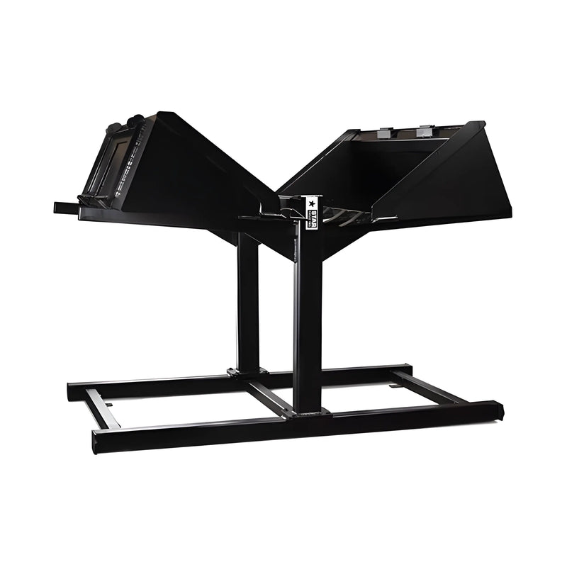 Star Industries 902 904 906 black metal bale tipper for lifting and dumping heavy loads
