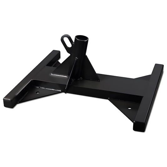 Black heavy-duty metal base stand for industrial use Star Industries 915 916