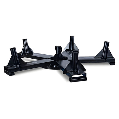 Star Industries 915 916 heavy-duty black metal support frame with multiple vertical cylindrical mounts