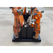 Star Industries 920 heavy-duty orange pipe wrenches and tools organized in black metal holder