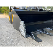 Star Industries LP22A-78 LP22A-78BOB LP22A-78T heavy duty loader bucket attachment on construction vehicle