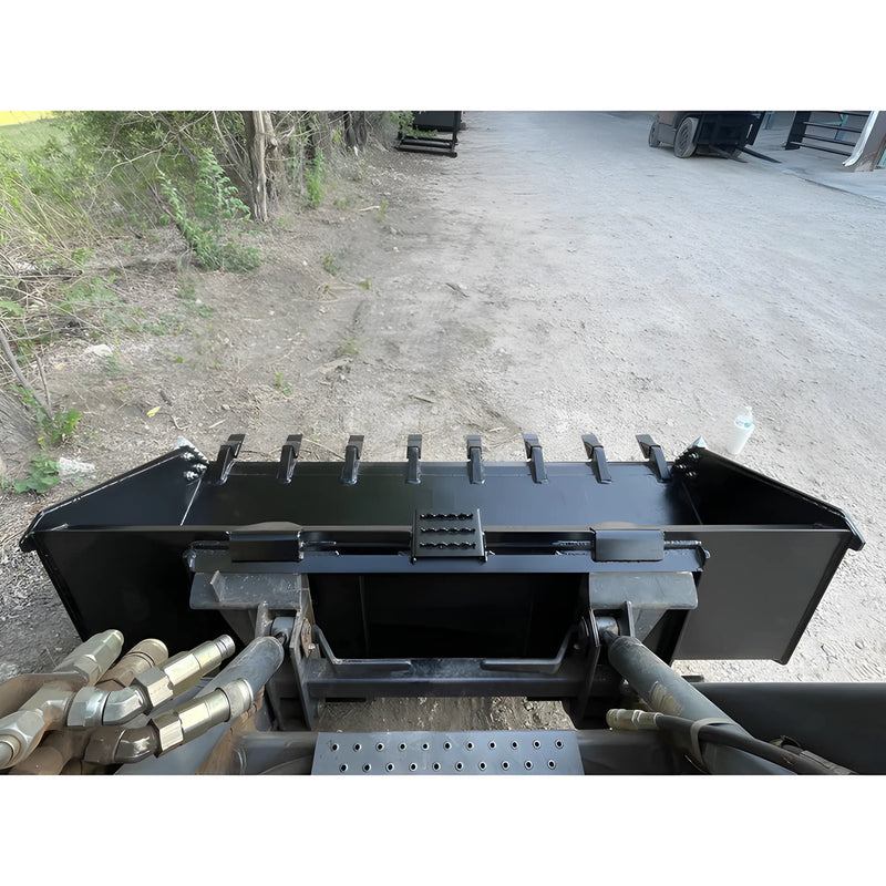 Star Industries LP22A-78 LP22A-78BOB LP22A-78T heavy-duty loader attachment bucket with hydraulic connections