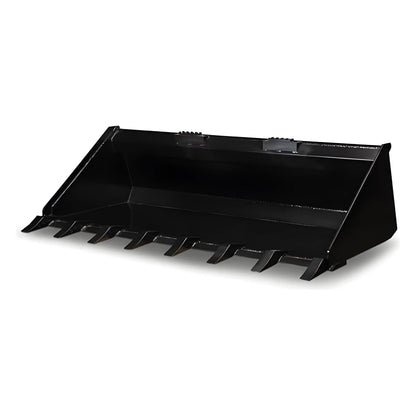 Star Industries LP22A-78 LP22A-78BOB LP22A-78T heavy-duty black loader bucket with teeth