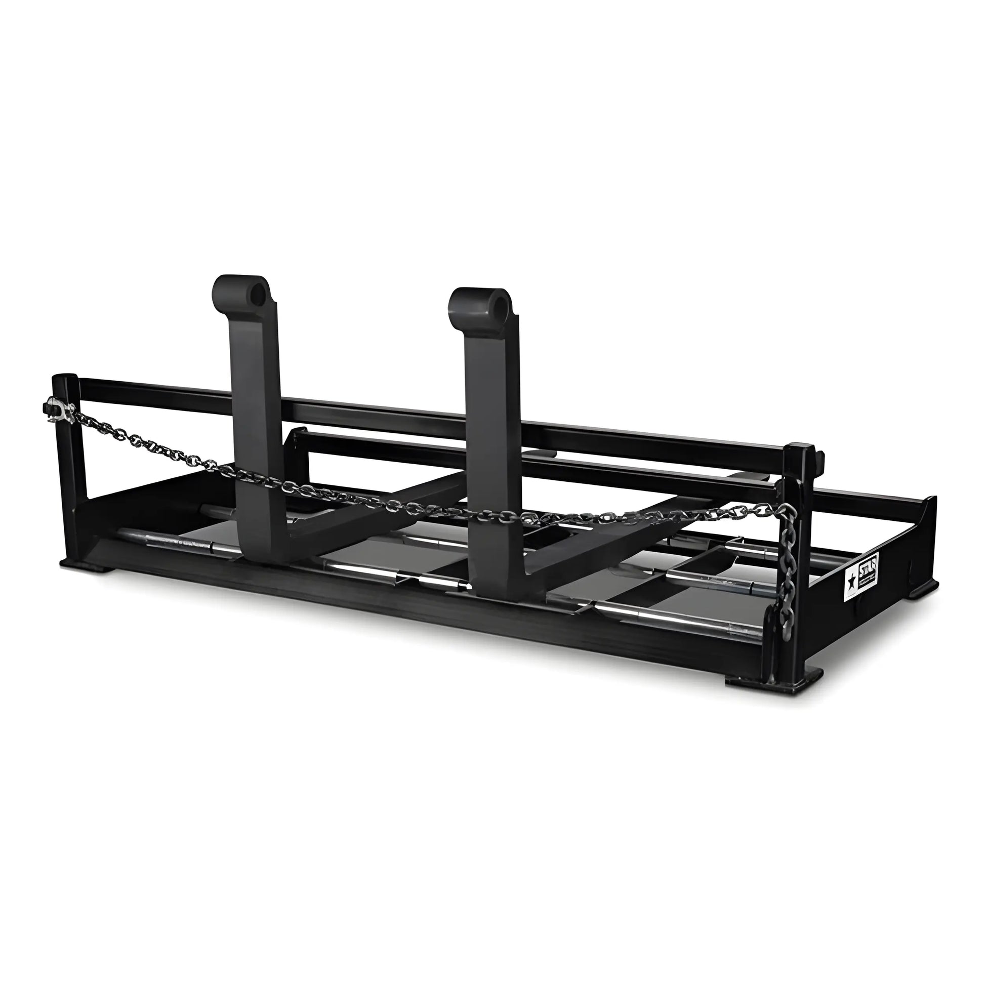 Star Industries SF101 SF101BL SF102-ITA heavy-duty black steel equipment attachment with safety chains