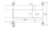 Triumph NSS-8SQ Classic 8,000 lb Four-Post Storage Lift