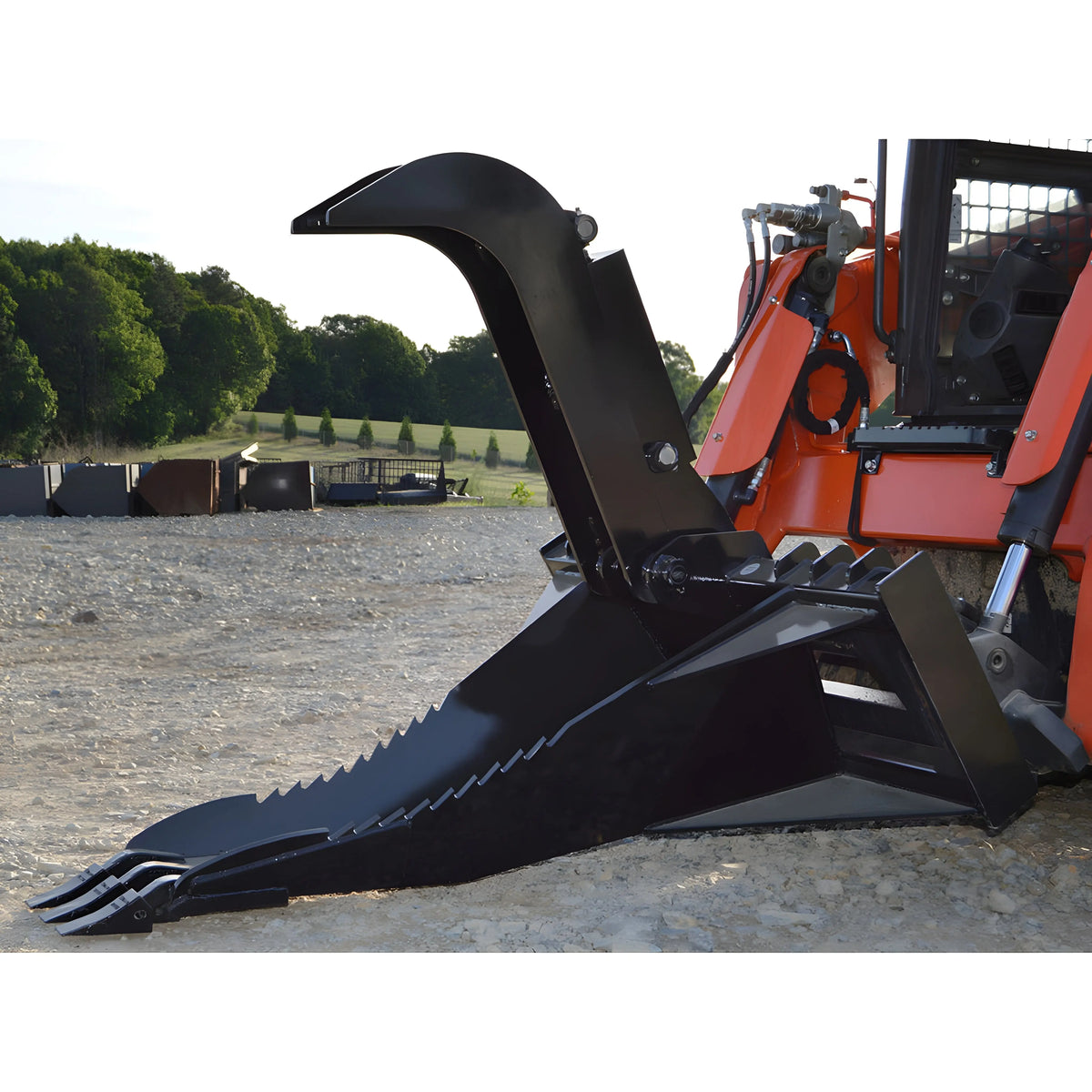Loflin Fabrication Skid Steer Stump Bucket Grapple - Vovlift