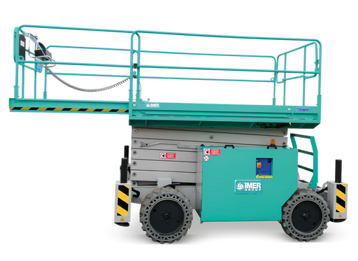 IMER 1128676 IM 7043 RT E | Rough Terrain Electric Scissor Lift | 49 ft Working Height IMER