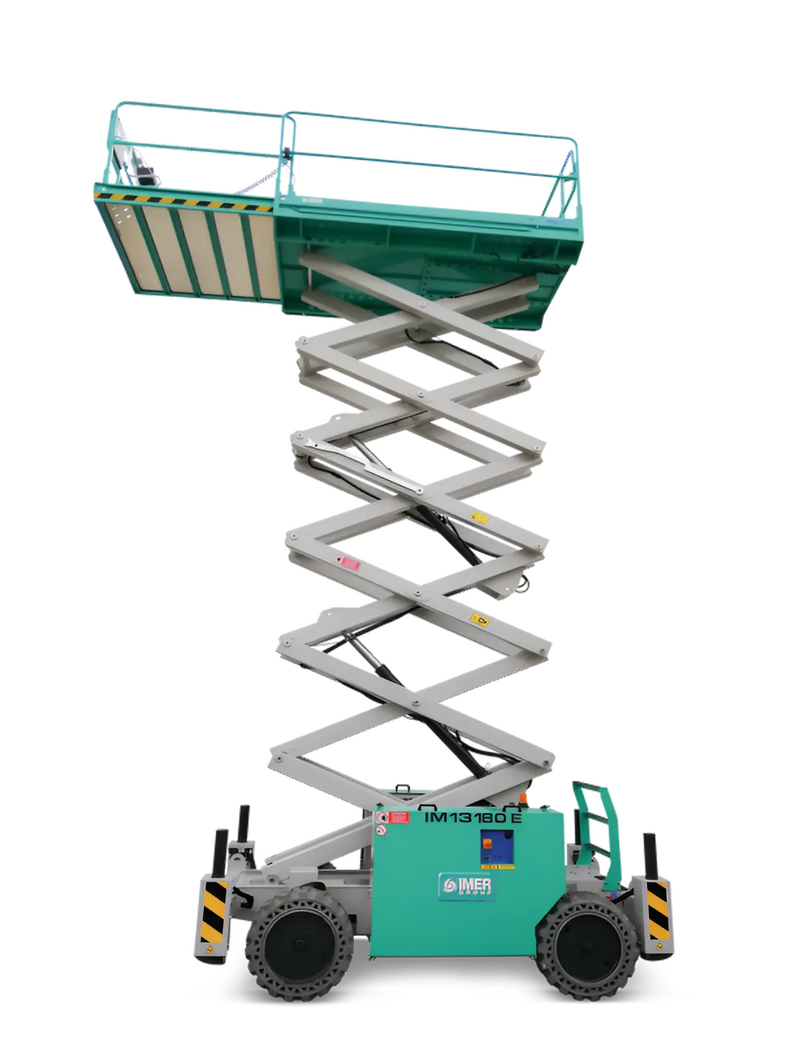 IMER 1128676 IM 7043 RT E | Rough Terrain Electric Scissor Lift | 49 ft Working Height IMER