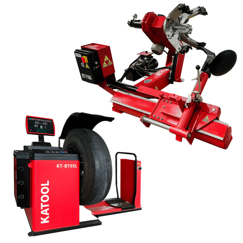 Katool KT-T160 Tire Changer & Wheel Balancer KT-B795L Combo katool